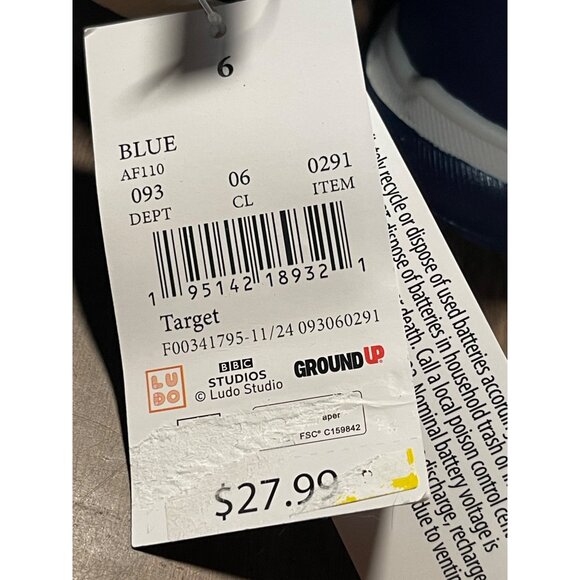 Bluey Kids Light-Up Sneakers Size 6 - Picture 4 of 8